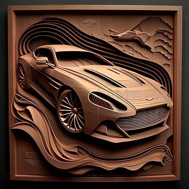 3D модель Aston Martin DBS V12 (STL)